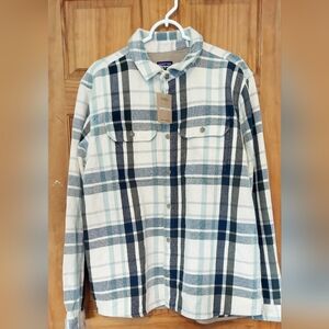 Patagonia NWT Mens F'JORD LOFT Thick Flanel Plaid Button-down Shirt